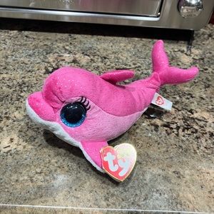 Pink Dolphin Beanie Babie